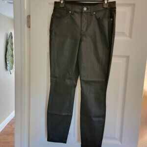 Soma Black Faux Leather Leggings Jeggings Skinny Pants Size S Small
